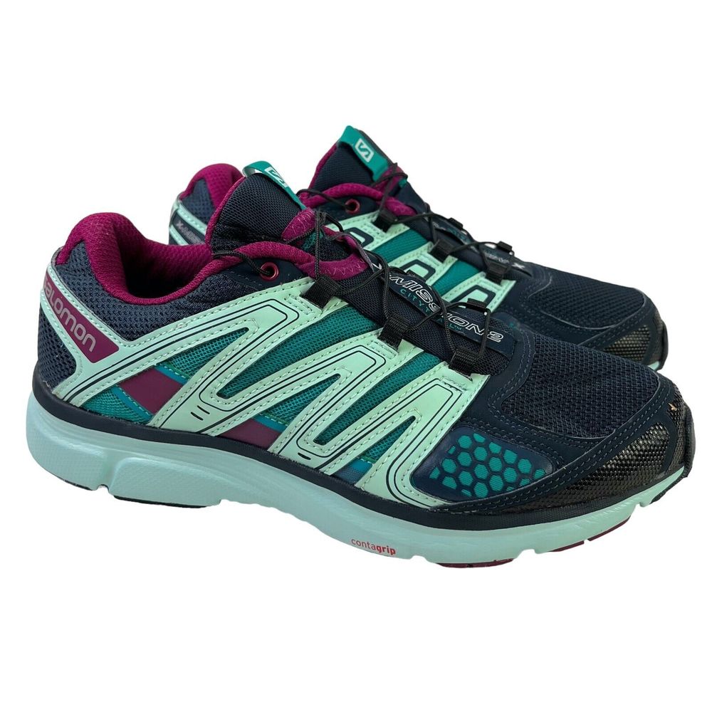 Salomon X Mission 2 City Trail Womens Athletic Sneakers Drawstring Shoes sz 8